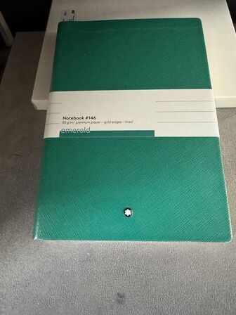 1 stk. Notebook MONTBLANC EMERALD GREEN