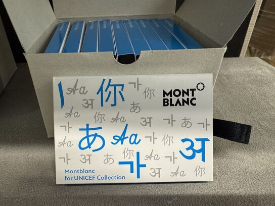 80 stk. Blækpatroner MONTBLANC UNICEF BLUE