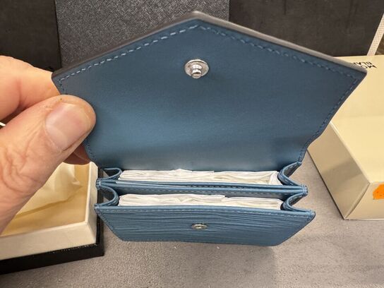 Læderpung MONTBLANC SMOKY BLUE