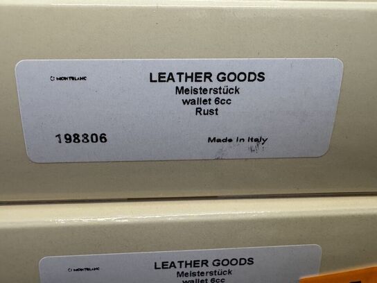 Læderpung 6cc MONTBLANC RUST
