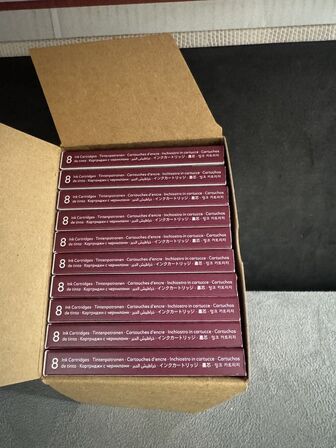 80 stk. Blækpatroner MONTBLANC BURGUNDY RED