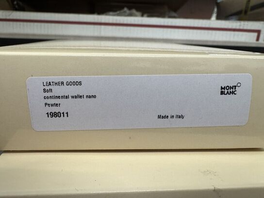Læderpung MONTBLANC PEWTER