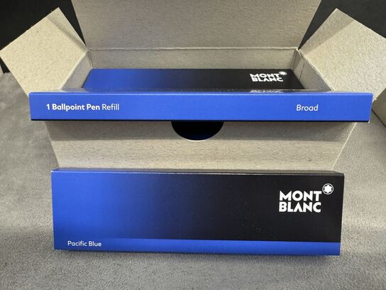 10 stk. Fyldepenne/Ballpoint Refill MONTBLANC PACIFIC BLUE