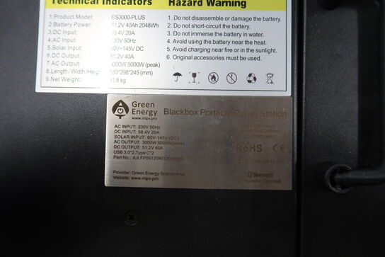 Blackbox parti m. løsdele GREEN ENERGY