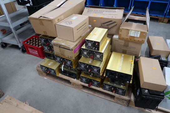 Blandet lot m. DC/AC Power Inverter GREEN ENERGY