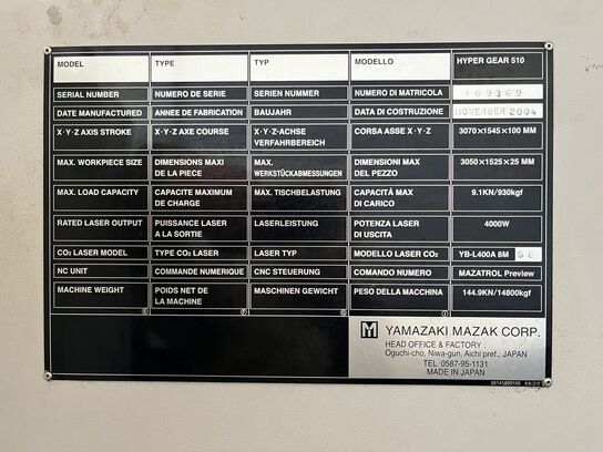 CO2 laser skærer HYPER GEAR 510