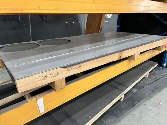 Div. Stålplader  RUSTFRI JERN, SORT JERN