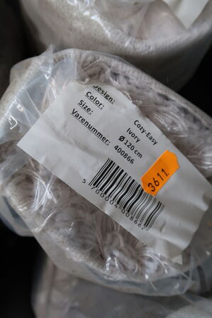 Gulvtæppe COZY-EASY Ivory Ø120