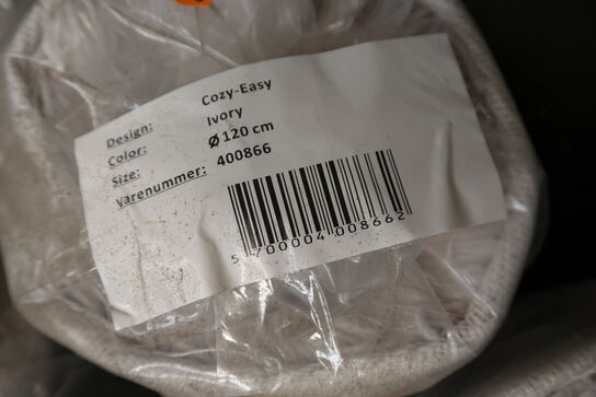Gulvtæppe COZY-EASY Ivory Ø120