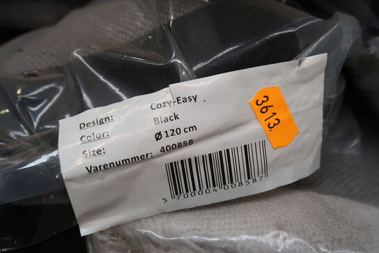 Gulvtæppe COZY-EASY Black Ø120