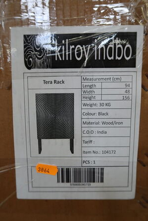 Vitrineskab KILROY INDBO Tera Rack
