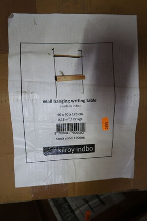 Væghænge skab/bord KILROY INDBO