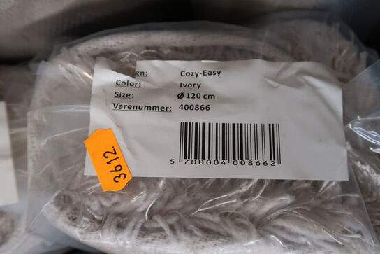 Gulvtæppe COZY-EASY Ivory Ø120