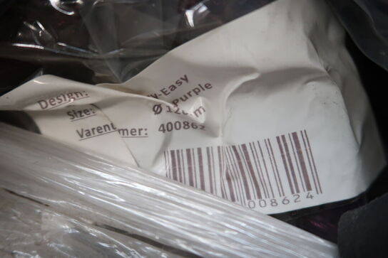 Gulvtæppe COZY-EASY Dark Purple Ø120