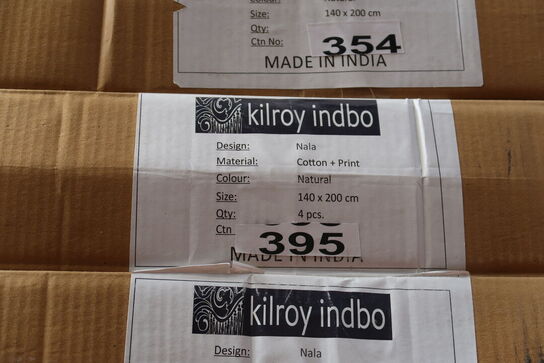 4 stk. tæpper KILROY INDBO NALA Natural 140 x 200