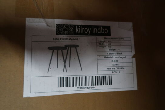 2 stk. sofaborde KILROY INDBO Soho
