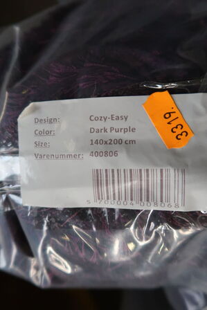 Tæppe KILROY INDBO COZY-EASY Dark Purple 140 x 200