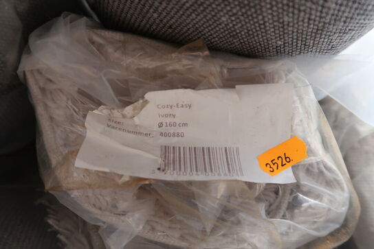 Gulvtæppe KILROY INDBO COZY-EASY Ivory Ø160