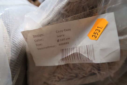 Gulvtæppe KILROY INDBO COZY-EASY Ivory Ø160