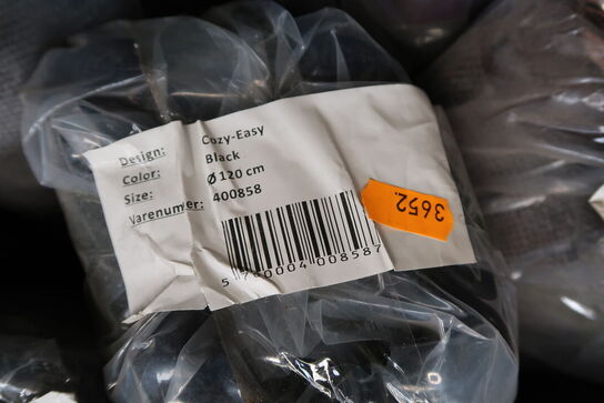 Gulvtæppe COZY-EASY Black Ø120