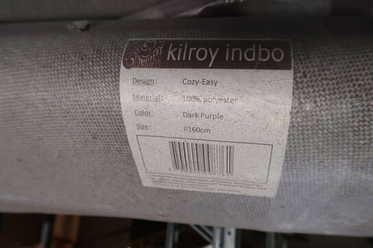 Gulvtæppe KILROY INDBO COZY-EASY Dark Purple Ø160