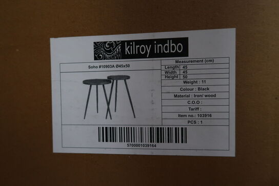 2 stk. sofaborde KILROY INDBO Soho