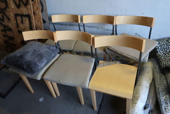 6 stk. spisebordsstole
