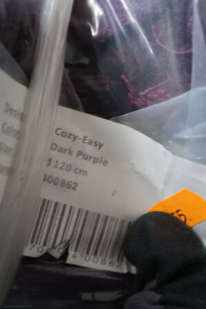 Gulvtæppe COZY-EASY Dark Purple Ø120