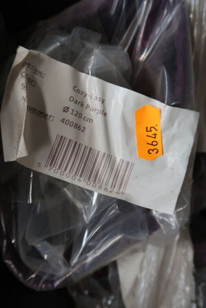 Gulvtæppe COZY-EASY Dark Purple Ø120