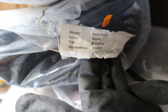 Gulvtæppe KILROY INDBO COZY-EASY Black Ø160
