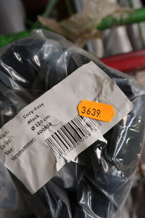 Gulvtæppe COZY-EASY Black Ø120