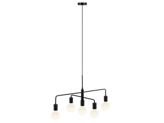 2 stk. nordlux gloom 5-spot lysekrone - sort ø74 cm(ubrugt)