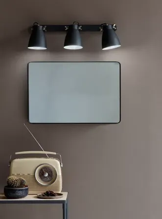 2 stk. nordlux largo tredobbelt spot sort(ubrugt)