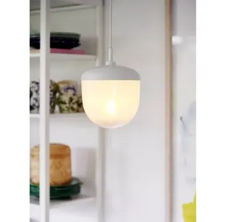 2 stk. nordlux magia 18 glas pendel hvid(ubrugt)