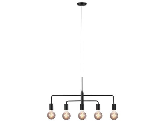 2 stk. nordlux gloom 5-spot lysekrone - sort ø74 cm(ubrugt)