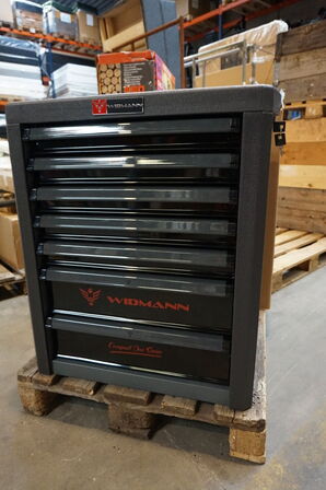 Widmann Compact one værktøjsvogn. Syv skuffer inkl. værktøj 