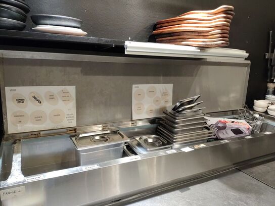 Salatbar.  COMBISTEEL