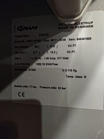 Displaykøleskab GRAM