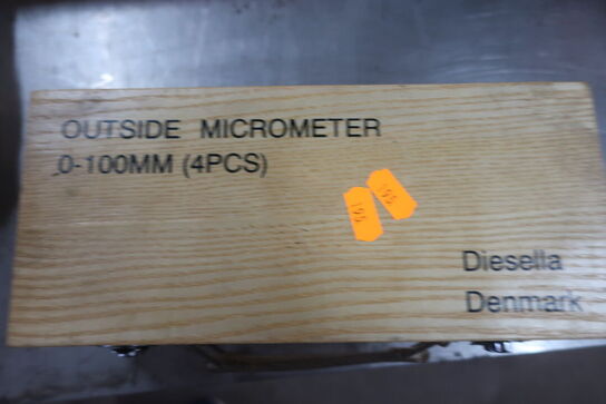 Udvendig mikrometerskruesæt