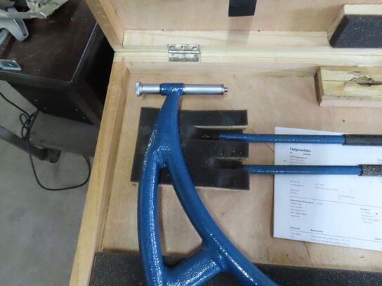 Udvendigt mikrometersæt med udskiftelige ambolte