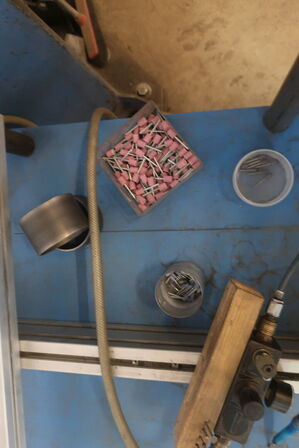 Slibestation med tilbehør