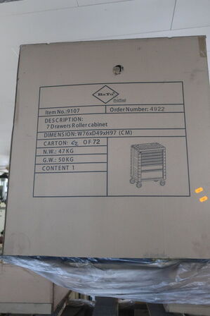 Værktøjsvogn, ny uåbnet