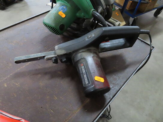 EL- rundsav og båndslibere