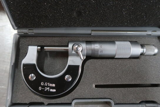 3 stk. Udvendig mikrometerskruesæt