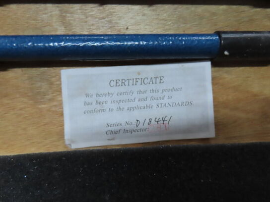 Udvendigt mikrometersæt med udskiftelige ambolte