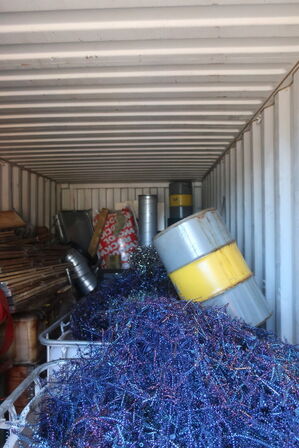 20" container med indhold