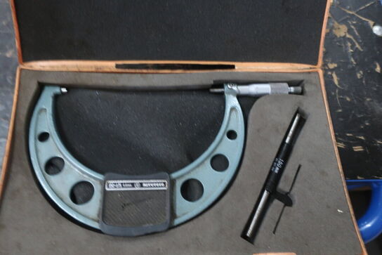 Udvendigt mikrometersæt med udskiftelige ambolte