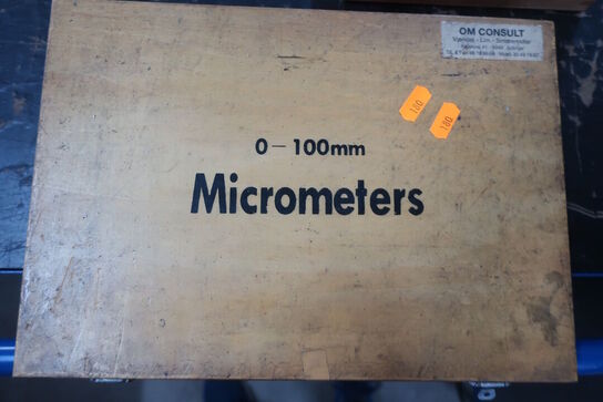 Udvendig mikrometerskruesæt