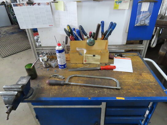 Værkstedsvogn med indhold