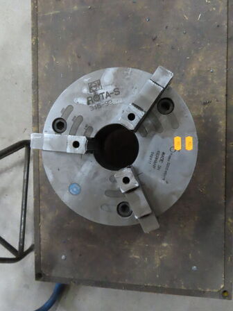 Højpræcisions 3-kæbet selvcentrerende drejebænkpatron, ROTA-S